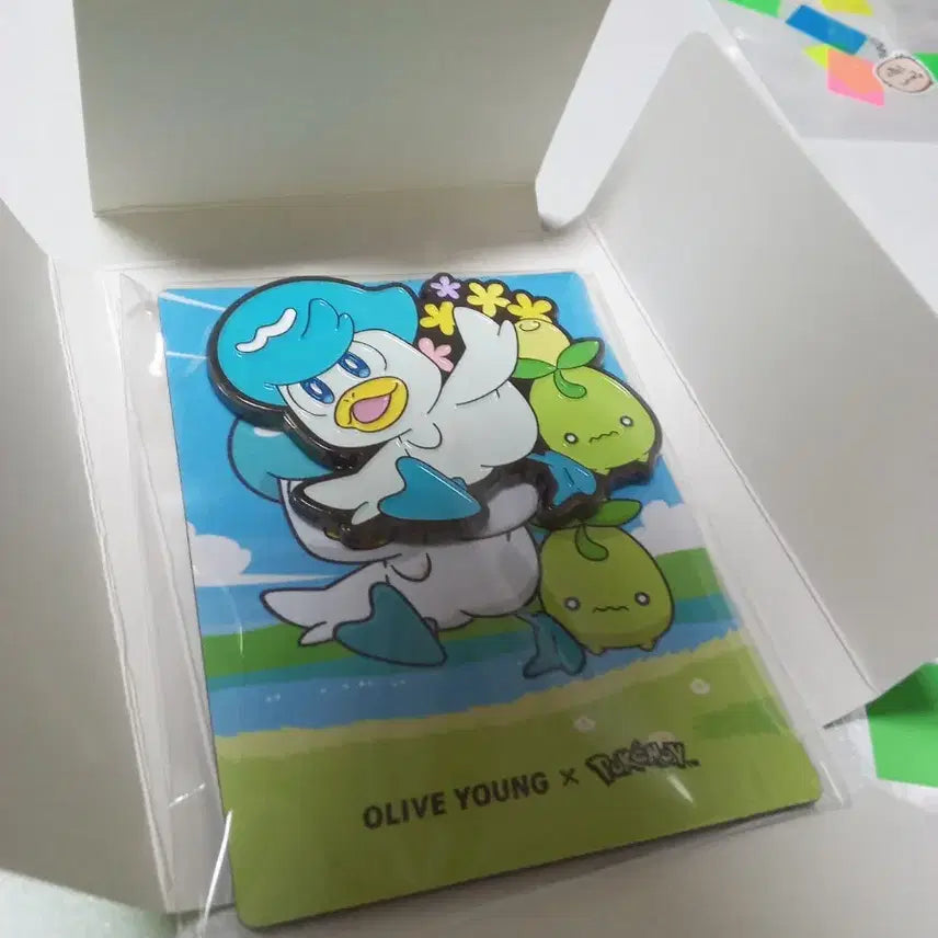 [BUNJANG] Pokemon Kwax Mini Brrr Magnet / 올리브영 포켓몬 꾸왁스 미니브 마그넷