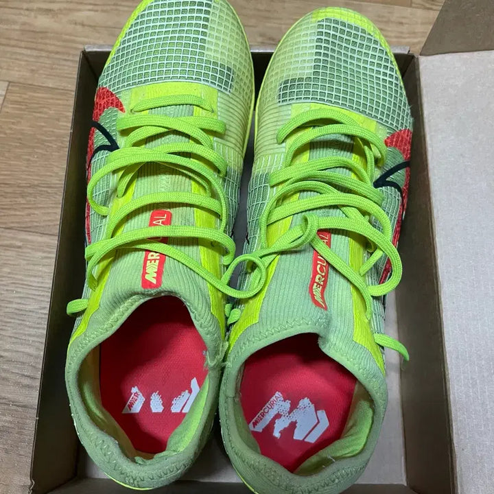 [BUNJANG] Nike Mercurial Vapor 14 Pro TF Futsal Shoes Volt Pack Size 265 / 나이키 머큐리얼 베이퍼14프로TF 풋살화 265사이즈 볼트팩