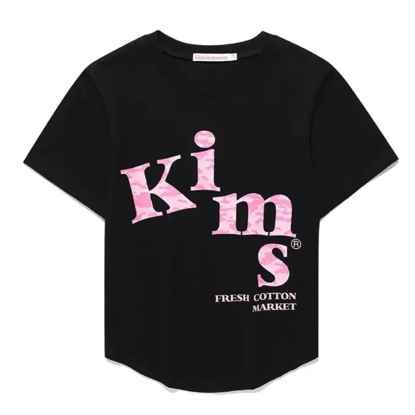 [BUNJANG] KIMS Pink Camo T-Shirt / 킴스 핑크 카모 반팔 티셔츠