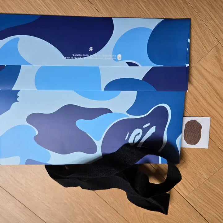 [BUNJANG] BAPE Camo Shopping Bag Blue Small / 베이프 카모 쇼핑백 블루 S