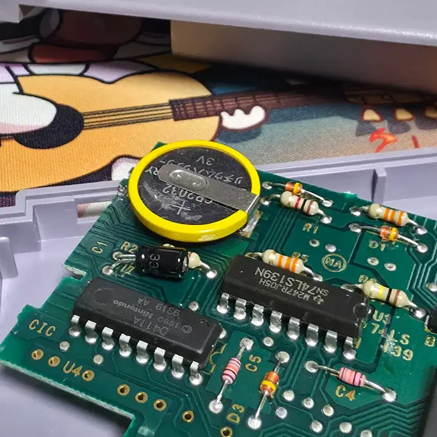 [BUNJANG] Super Famicom / SNES Game Cartridge Battery Replacement Service / [신품] 슈퍼패미컴/SNES 게임팩 수은전지/건전지 교체 대행