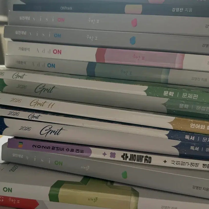 [BUNJANG] Kang Young-chan 26, 27 Vision Real Concept Textbook Set (Math I, II, Calculus) / 강영찬 26, 27 비전 실전개념 공통, 미적