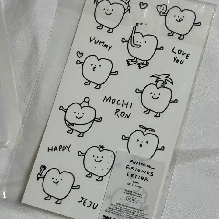 [BUNJANG] Trolls Paper Four-Leaf Clover Message Card &amp; Sticker Set / (새상품) 트롤스페이퍼 네잎클로버 메시지 카드 편지지 스티커 세트