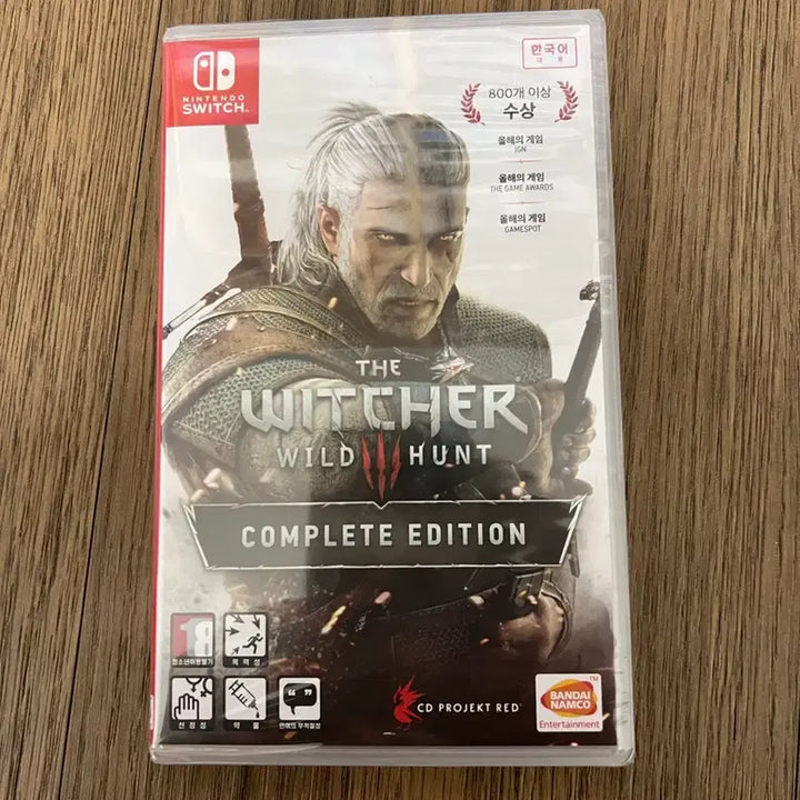 [BUNJANG] The Witcher 3: Wild Hunt Complete Edition Nintendo Switch (Sealed) / 더 위쳐 3: 와일드 헌트 컴플리트 에디션 닌텐도 스위치(미개봉)