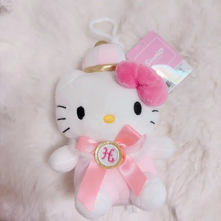 [BUNJANG] Sanrio Hello Kitty Doll Pink Ribbon Crown / 산리오 헬로키티 인형 핑크 리본 왕관