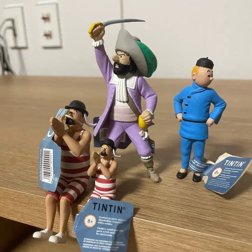 [BUNJANG] Tintin Character Figure Set (4 Types) / 틴틴 피규어 세트 4종
