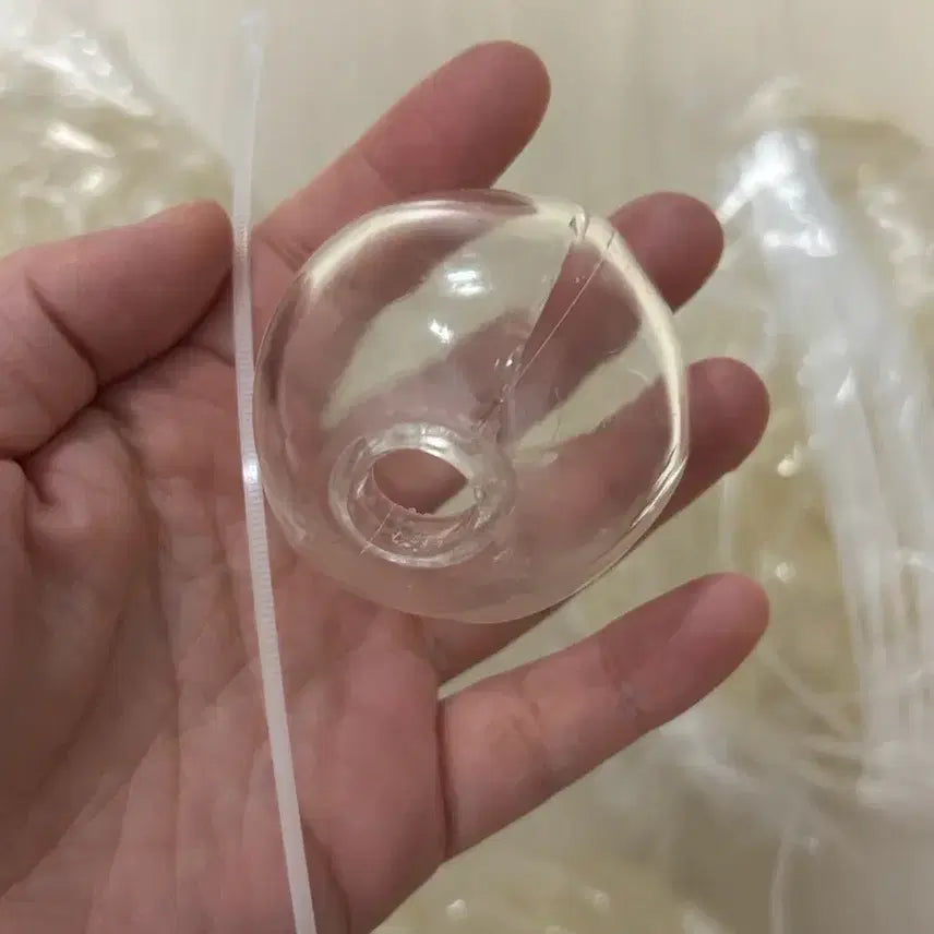 [SOLD OUT] 6cm 고무공 껍질 90개 말랑이 슬랑이 만들기 실리콘볼 +케이블타이
