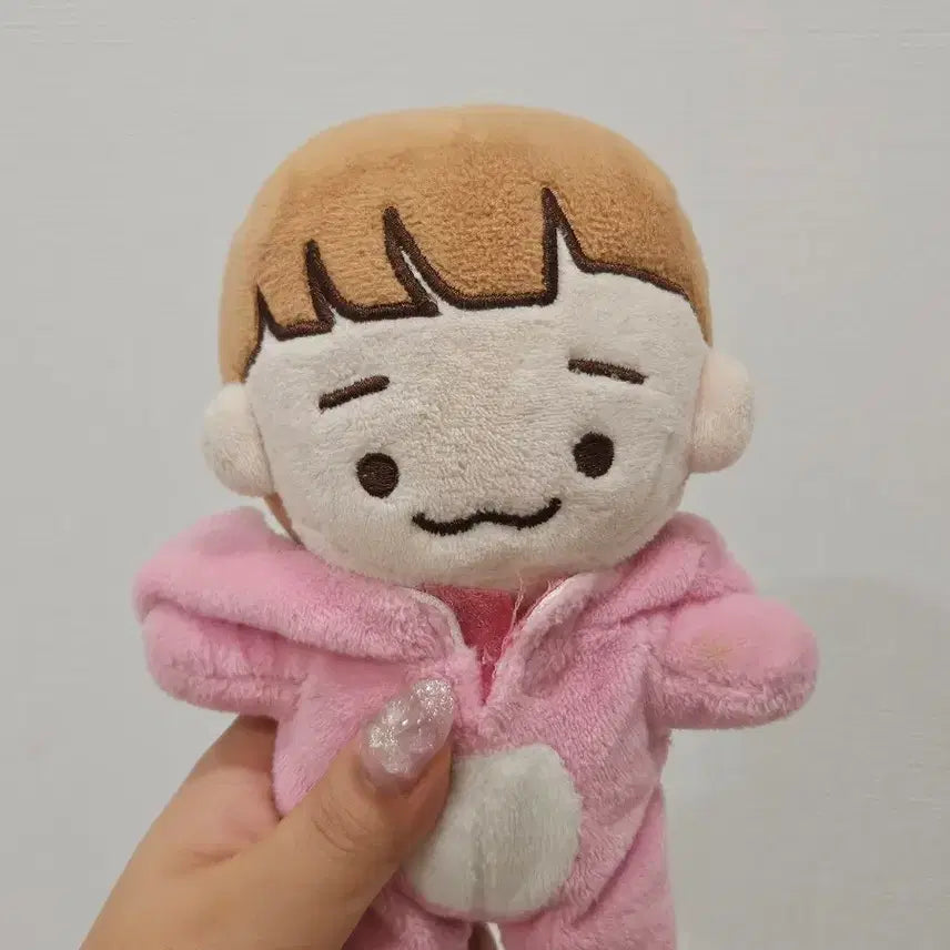 [BUNJANG] EXO Chen Jjobi Plush Doll (Pink Bear Outfit) / exo 엑소 첸 죠빠비 솜인형 비공굿