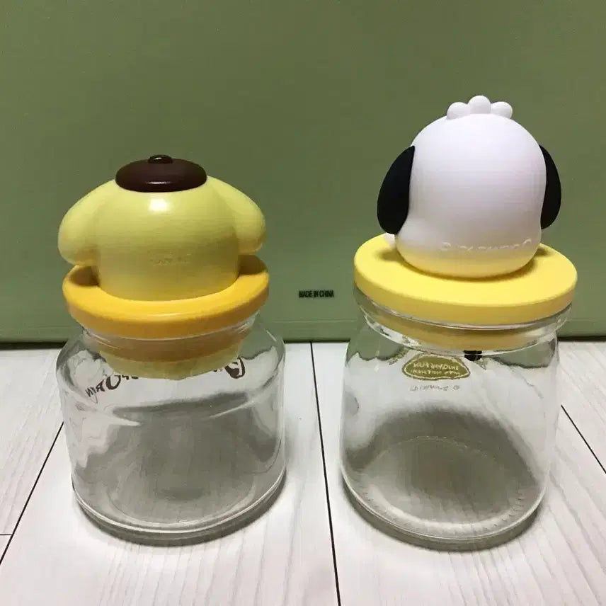 [BUNJANG] Sanrio Pompompurin &amp; Pochacco Canister Bundle Set / 산리오 폼폼푸린, 포차코 캐니스터