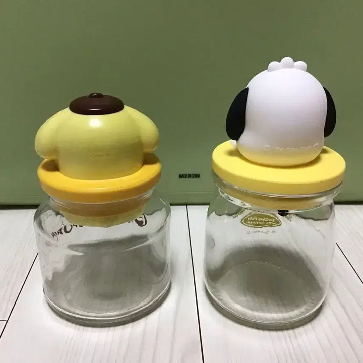 [BUNJANG] Sanrio Pompompurin &amp; Pochacco Canister Bundle Set / 산리오 폼폼푸린, 포차코 캐니스터