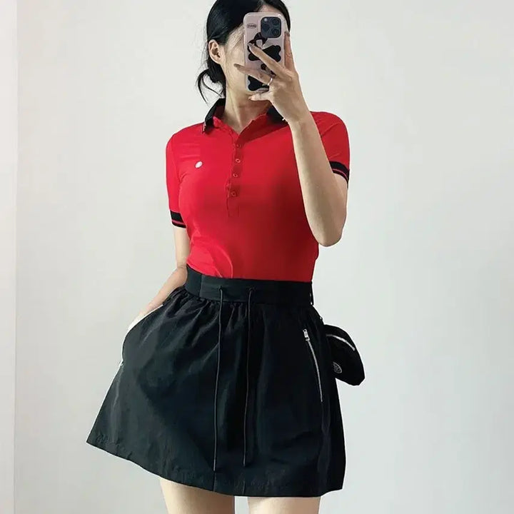 [BUNJANG] G/FORE Woven Skirt / 지포어 스커트