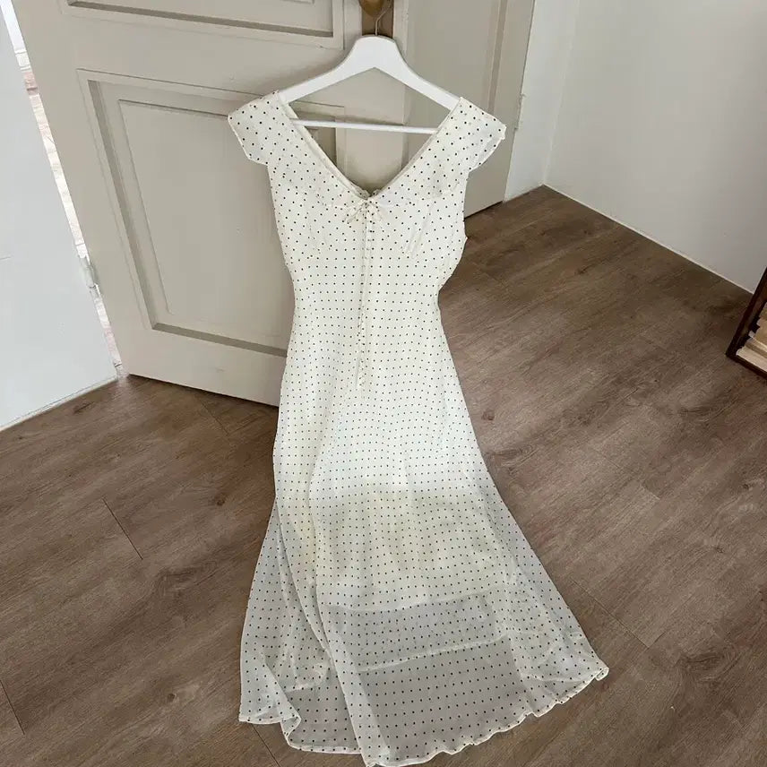 [BUNJANG] Polka Dot Long Skirt / 도트 롱스커트