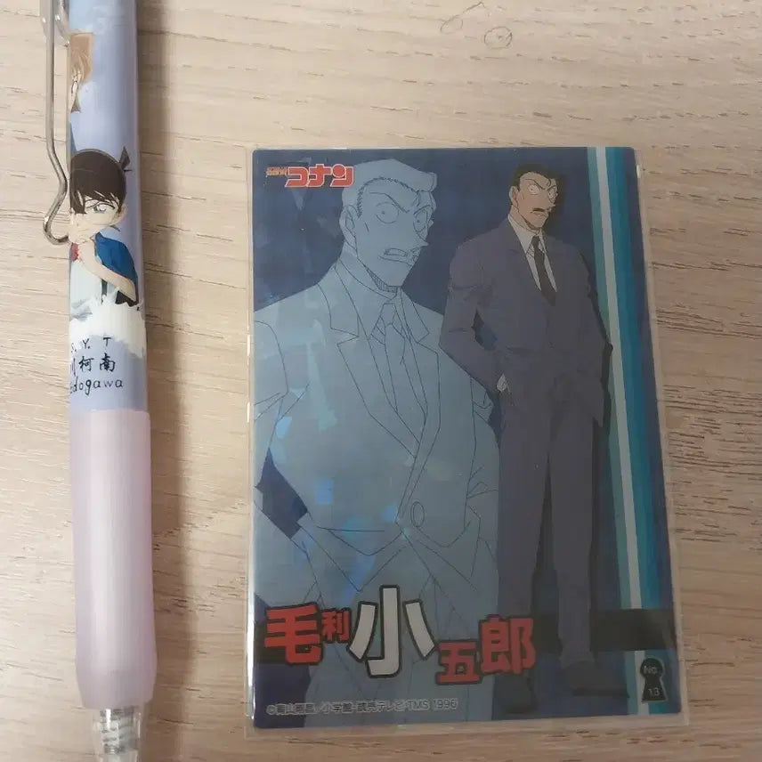 [BUNJANG] Jujutsu Kaisen &amp; Detective Conan Ballpoint Pen Set with Photocards / 주술회전 명탐정 코난 볼펜 +포카 고죠,유지,코난,하이바라, 유명한