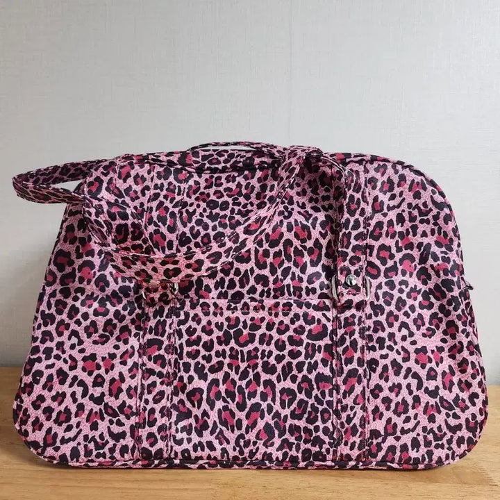 [BUNJANG] Hello Kitty Pink Leopard Print Shoulder Bag / 헬로키티 핑크호피숄더백