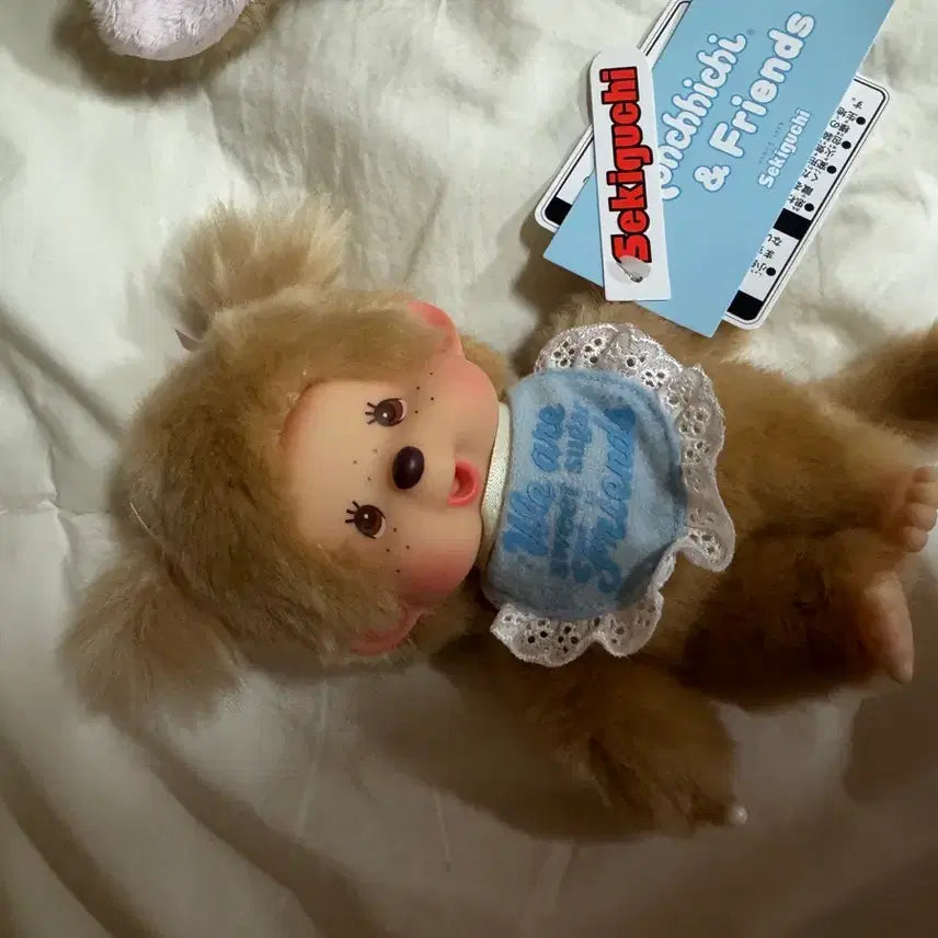[BUNJANG] Sweet Sugar Monchhichi 3-Piece Set / 스위트 슈가 몬치치 3종 세트