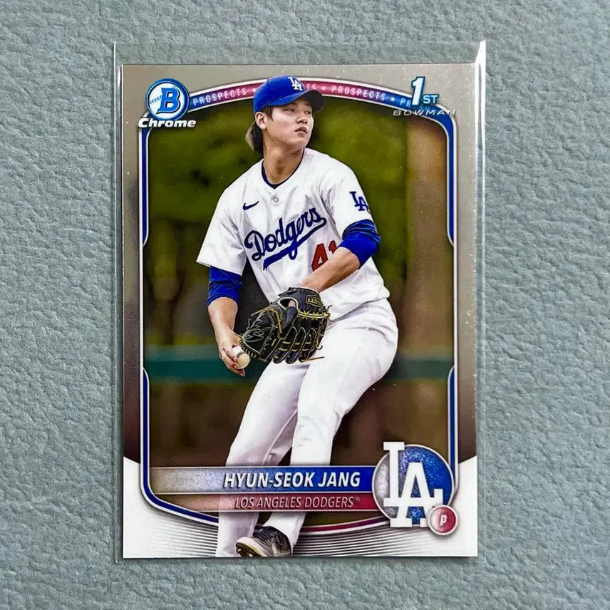 [BUNJANG] MLB Los Angeles Dodgers Jang Hyun-seok 2025 Topps 1st Edition / MLB)2025 탑스 LA다저스 장현석 1st