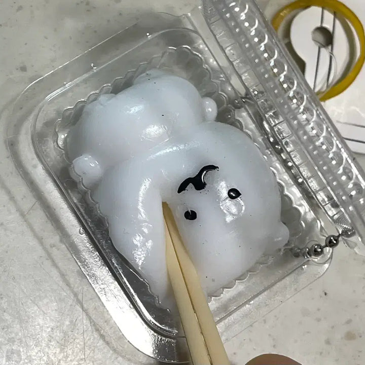 [BUNJANG] Nongdamgom Lunchbox Mallangi Keyring / 농담곰 도시락 말랑이 키링