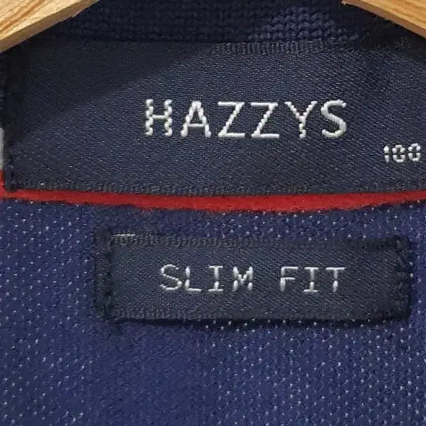 [BUNJANG] Hazzys Slim Fit Big Logo Short Sleeve Polo Shirt Navy / 헤지스 슬림핏 빅로고 반팔 카라티 95 네이비