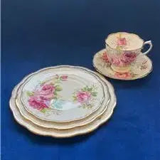 [BUNJANG] Royal Albert American Beauty Dinner Set / 로얄알버트 아메리칸 뷰티 디너세트