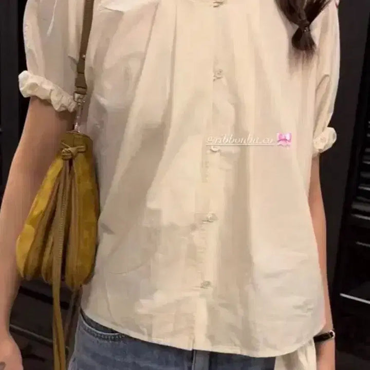 [BUNJANG] Ribbonbit Nueblouse Blouse / 리본빛 nueblouse