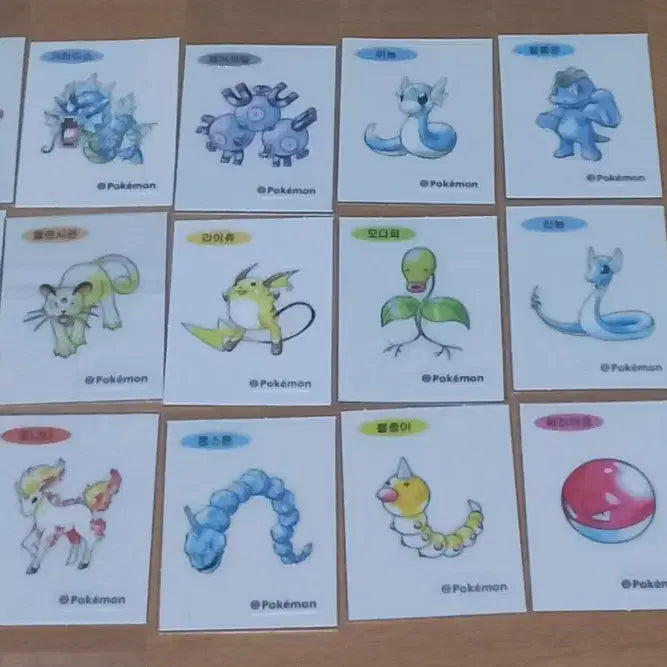 [BUNJANG] Pokemon Artwork Sticker / 포켓몬 아트워크띠부씰