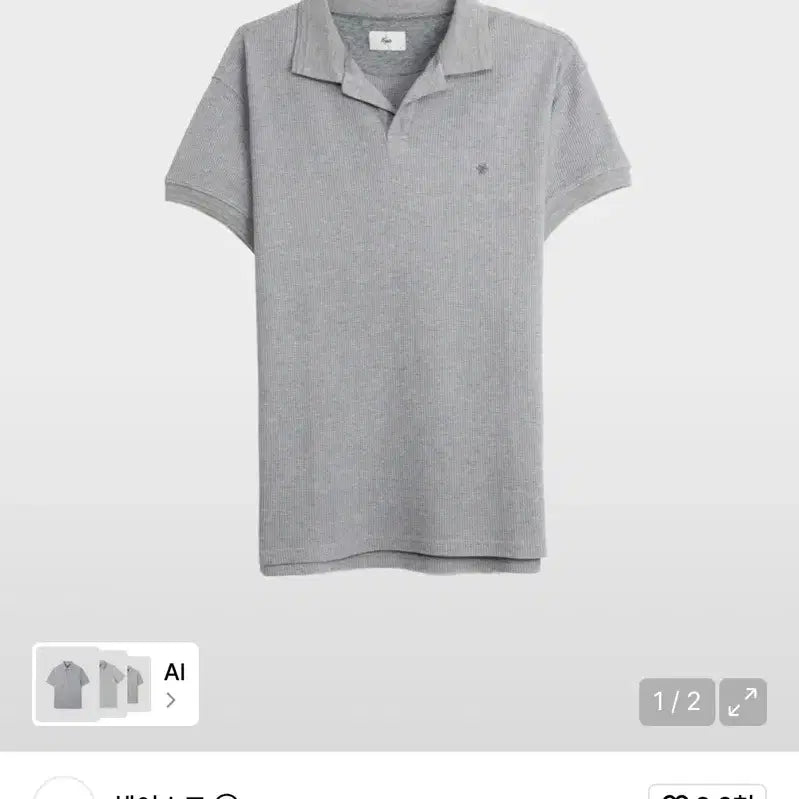 [SOLD OUT] 헤이스트 써멀 폴로티 2size