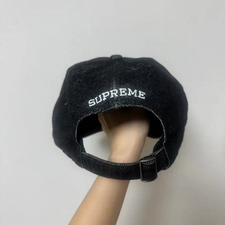 [BUNJANG] Supreme S Logo 6-Panel Cap Kevlar Black 22SS / 슈프림 S로고 6패널 볼캡 모자 22SS 케블라 블랙