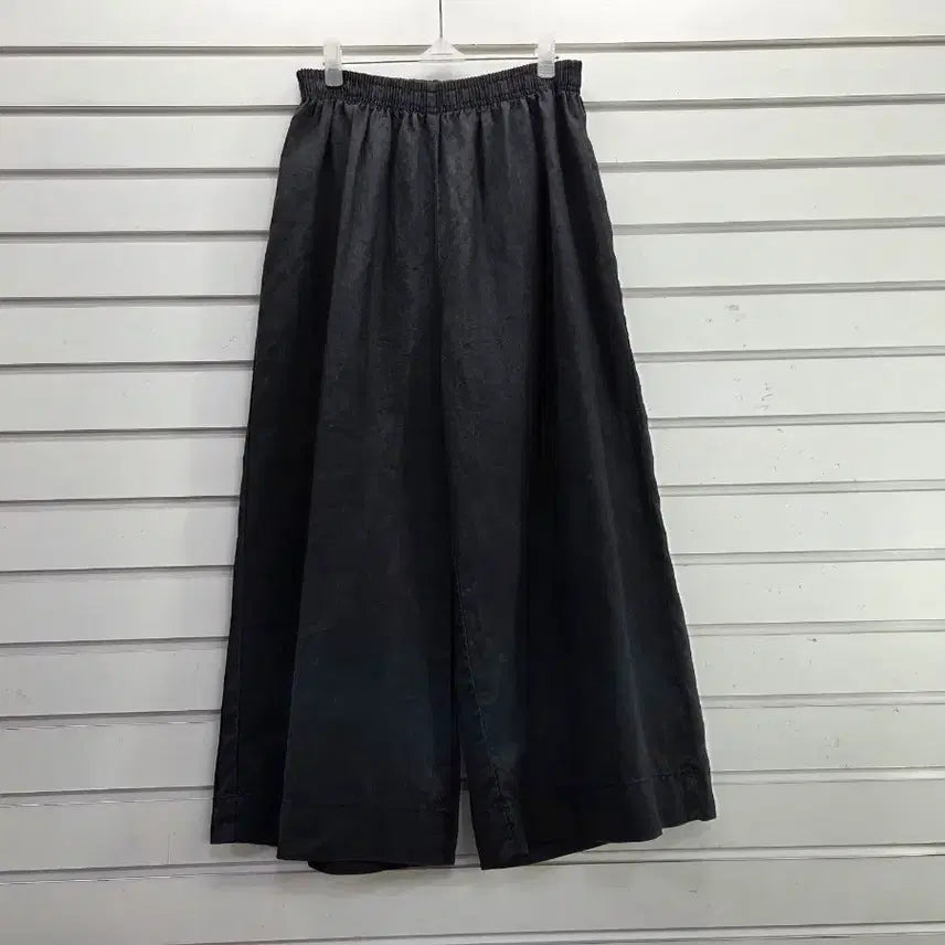 [BUNJANG] Charcoal Linen Wide Banding Pants / 챠콜 마원단  와이드 밴딩바지66/보물찾기천사