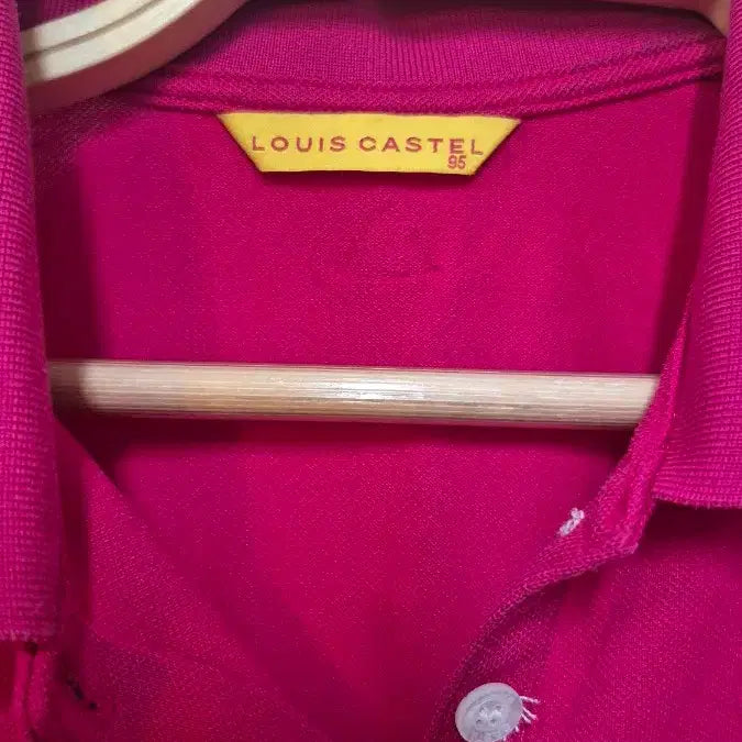 [BUNJANG] Majestic Pure Pink Short Sleeve Polo T-Shirt / 마제스틱 퓨어 핑크 반팔 카라티