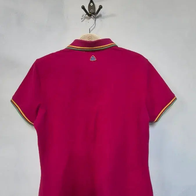 [BUNJANG] Majestic Pure Pink Short Sleeve Polo T-Shirt / 마제스틱 퓨어 핑크 반팔 카라티