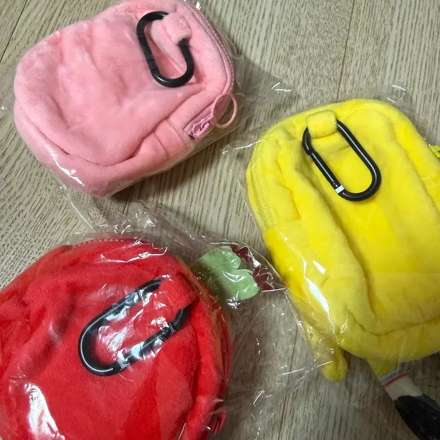 [BUNJANG] SpongeBob SquarePants Patrick Star Mr. Krabs Pouch Keychain Set Bundle / 스펀지밥 뚱이 집게사장 파우치키링 세트 일괄판매