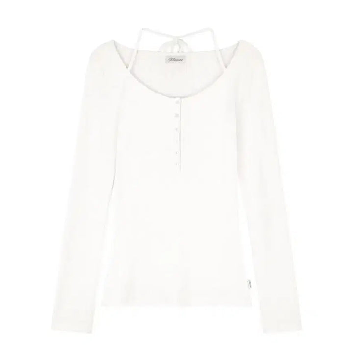 [BUNJANG] Clissp Belle Tie White Blouse / 클리시어 벨라티 화이트