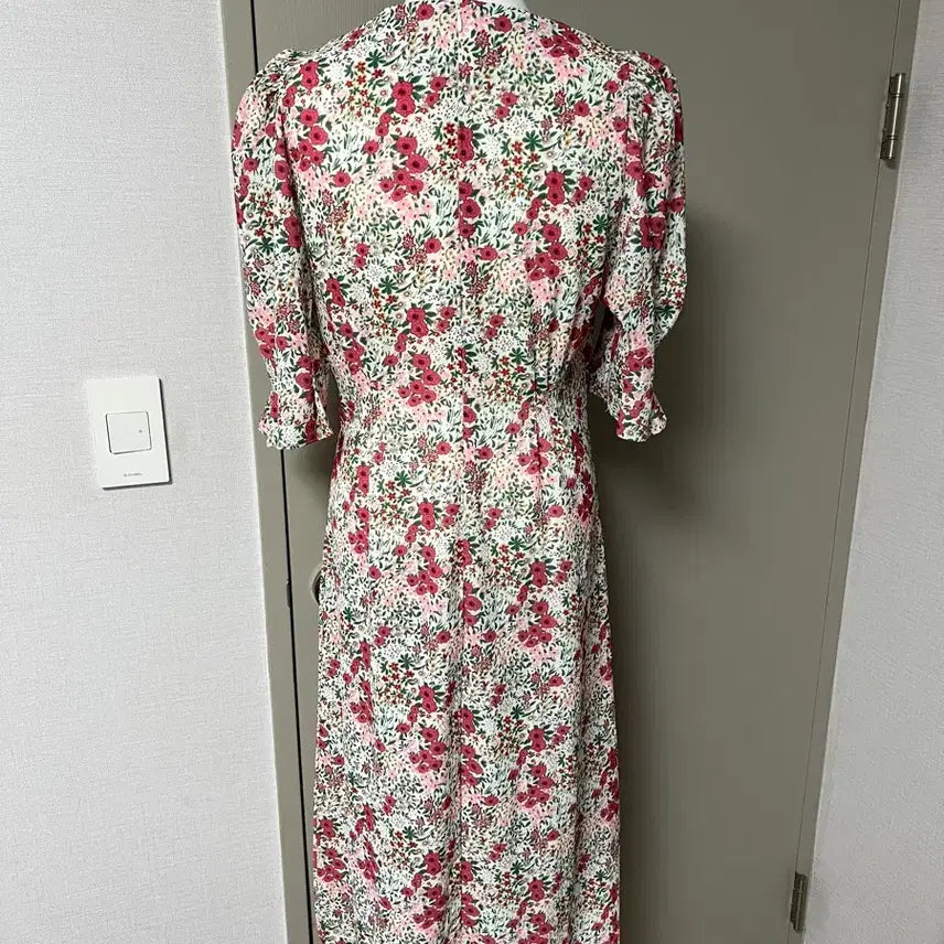 [BUNJANG] Summer Floral Pattern Long Dress / [새상품] 여름 플라워 패턴 롱 원피스