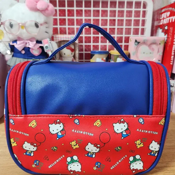 [BUNJANG] Hello Kitty Classic Pattern Pouch / 헬로키티 고전패턴파우치