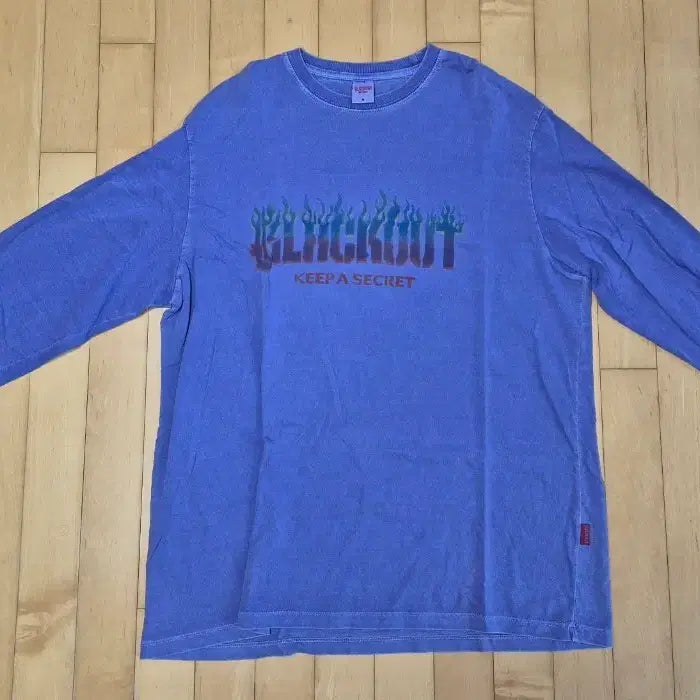 [BUNJANG] Blackout T-Shirt Purple M / 블랙아웃 티셔츠퍼플M