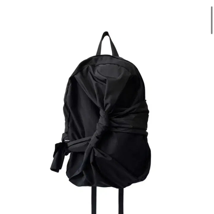 [BUNJANG] LeeWooGama Kalas Ribbon Backpack Black / 이우가마카라스 리본 백팩 블랙