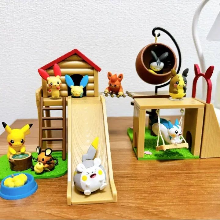 [BUNJANG] Re-Ment Forest Playground Set Pokemon / 포켓몬 리멘트 숲의 놀이터 세트