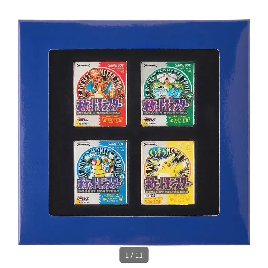 [BUNJANG] Pokemon Center Original Package Pin Set / 일본 포켓몬센터 오리지널 패키지 핀 세트