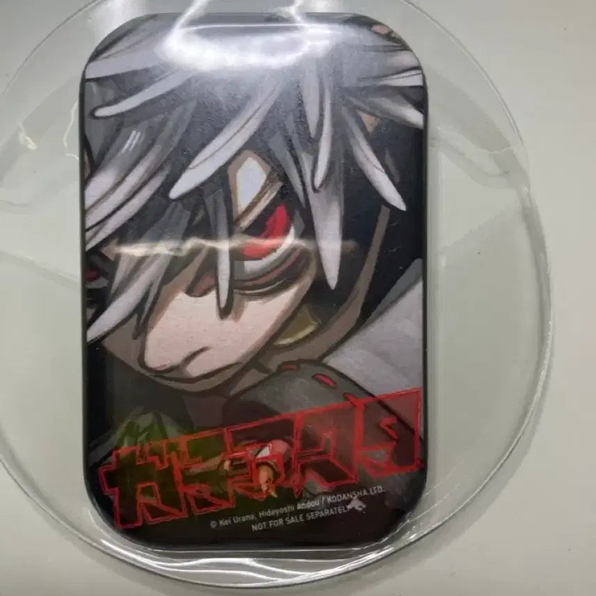 [BUNJANG] Valuable Akuta Ludo 2P Square Can Badge / 가치아쿠타 루도 2P 스퀘어 캔뱃지