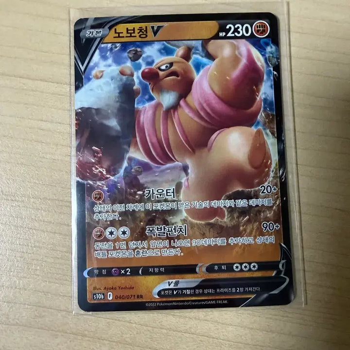 [BUNJANG] Novo Chō Pokémon Card / 노보청 V 포켓몬카드