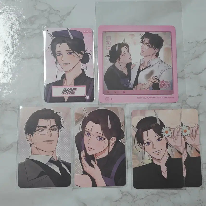 [BUNJANG] Mble Company TOXIN Entrance Benefit + Coaster + Photocard Bundle Set / 미블컴퍼니 톡신 입장특전 + 코스터 + 포카 일괄