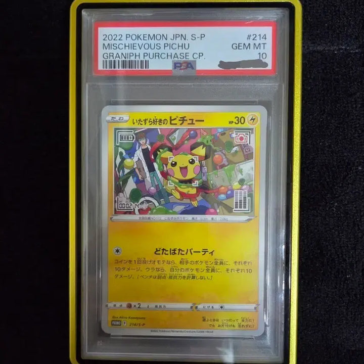 [BUNJANG] Pokemon Card Mischievous Pichu PSA 10 / 오늘만 이가격 장난꾸러기 피츄 psa10