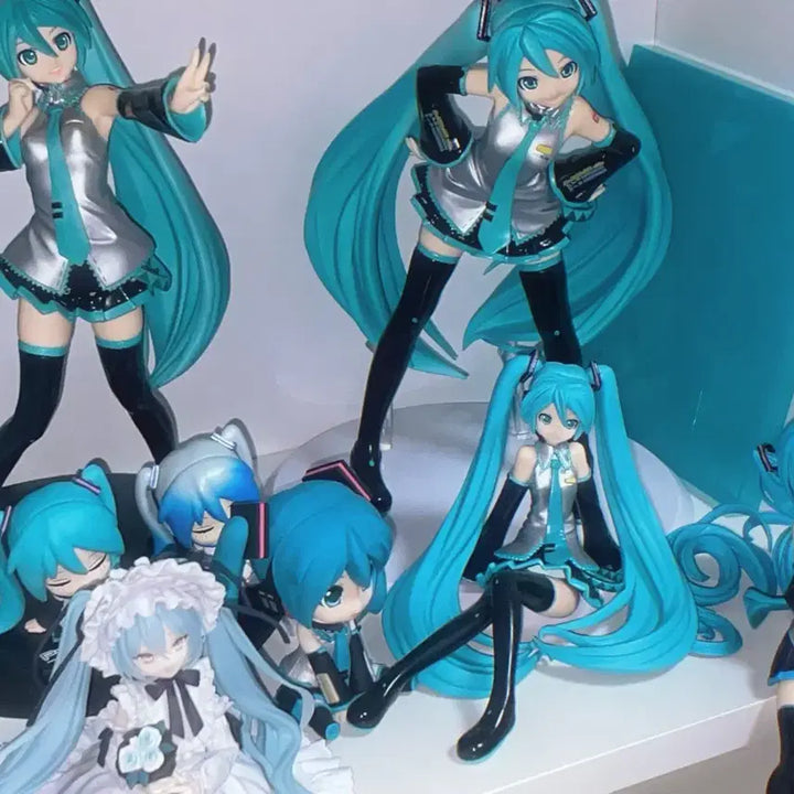 [BUNJANG] Hatsune Miku Project DIVA Noodle Stopper Figure Bundle Set / 하츠네 미쿠 프로젝트 디바 누들스토퍼 피규어 일괄 정리
