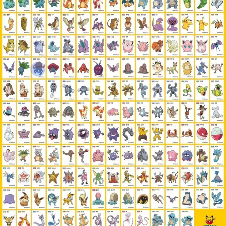 [BUNJANG] Pokemon Sticker Collection - Seasons 1-4 / 포켓몬스터 1, 2, 3, 4, 5시즌, 아트웍 띠부씰 판매