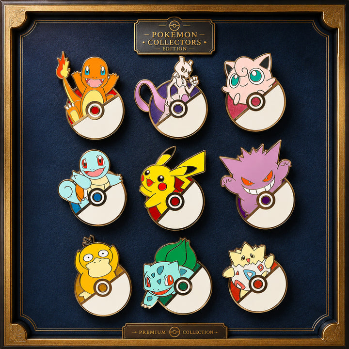 [BUNJANG] Pokemon Monster Ball Advanced Badge 9-Piece Full Set / 포켓몬 인기 포켓몬 몬스터볼 고급 뱃지 9종 풀세트 컴플리트 셋트