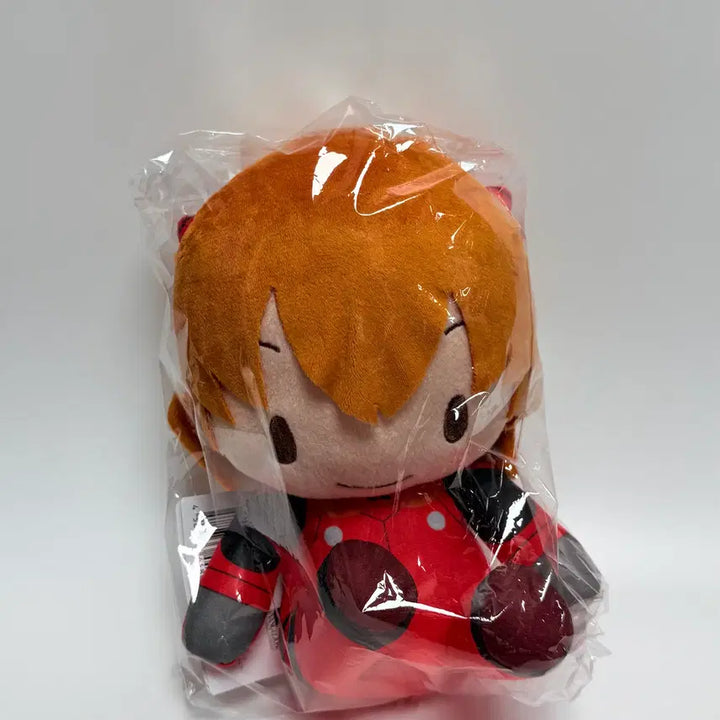 [BUNJANG] Evangelion Fuwapuchi Asuka (Basic) Plush Doll 22cm / 미개봉, 정품) 에반게리온 후와푸치 아스카(기본) 인형 약 22cm