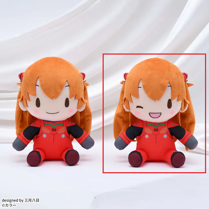 [BUNJANG] Evangelion Fuwafuwayu Asuka (Smiling Eyes) Plush Doll Approx. 22cm / 미개봉) 에반게리온 후와푸치 아스카(눈웃음) 인형 약 22cm