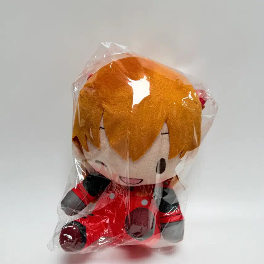 [BUNJANG] Evangelion Fuwafuwayu Asuka (Smiling Eyes) Plush Doll Approx. 22cm / 미개봉) 에반게리온 후와푸치 아스카(눈웃음) 인형 약 22cm