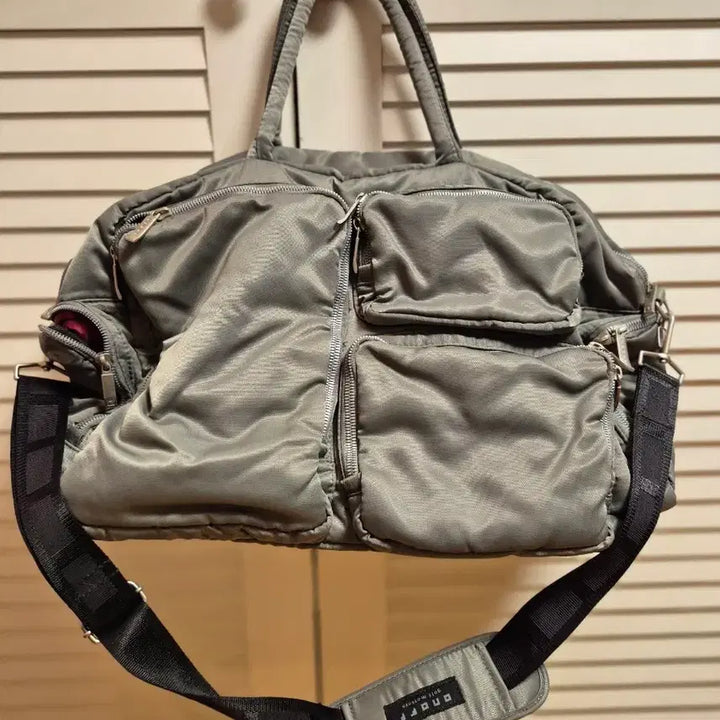 [BUNJANG] ONOFF Boston Golf Bag Khaki Silver / 온오프 보스턴 골프백 카키실버
