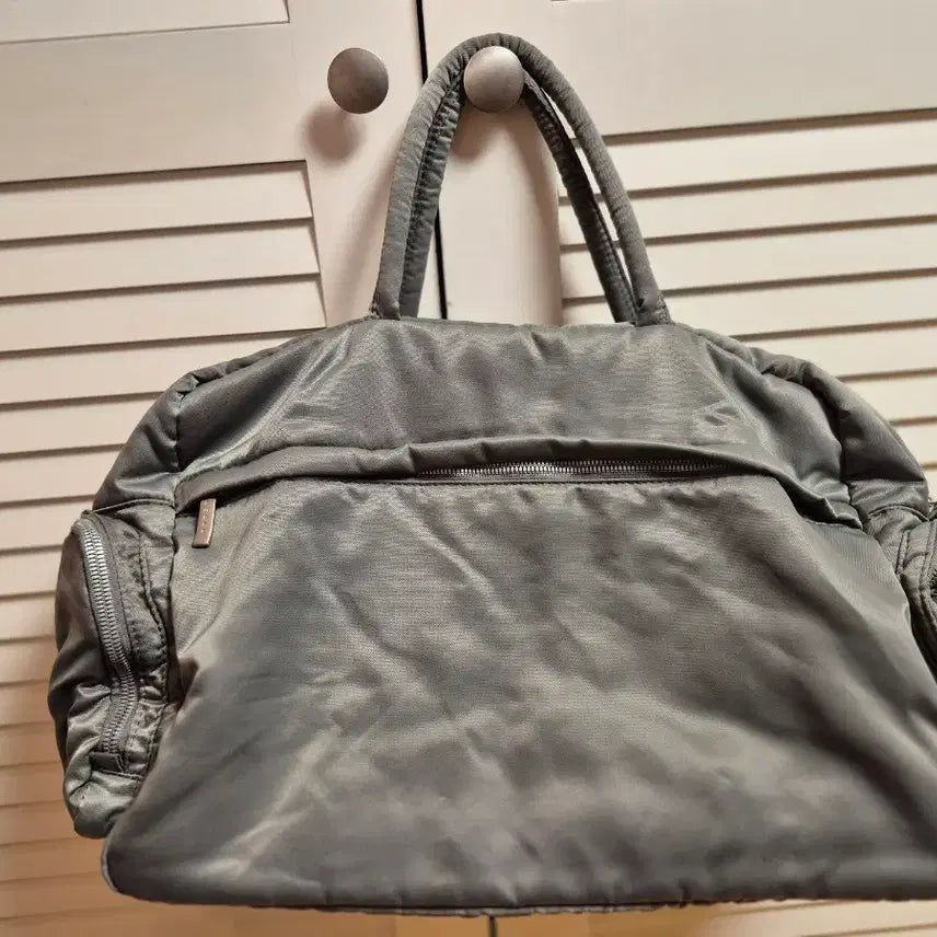 [BUNJANG] ONOFF Boston Golf Bag Khaki Silver / 온오프 보스턴 골프백 카키실버